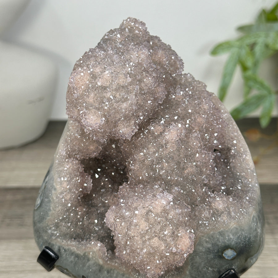 Natural Quartz Stalactite Crystal Formation on Stand - MWS3226