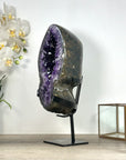 Large Natural Uruguayan Amethyst Geode on Metal Stand - MWS2572