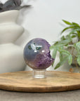 Natural Amethyst & Agate Sphere Geode - SPH0148