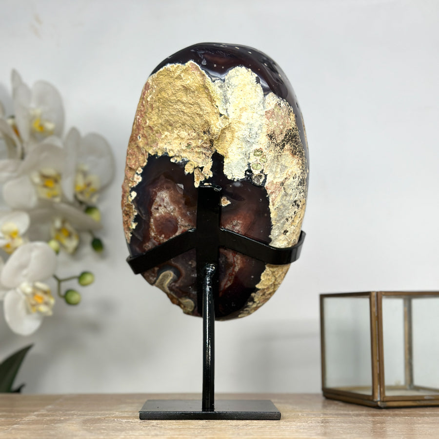 Large Natural Amethyst &amp; Agate Geode - MWS1993
