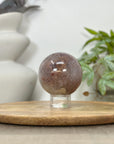 Amethyst Druzy Sphere Geode with Crystal Formation - SPH0175