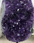 Top Grade Natural Amethyst Cluster on Metal Stand - MWS3212