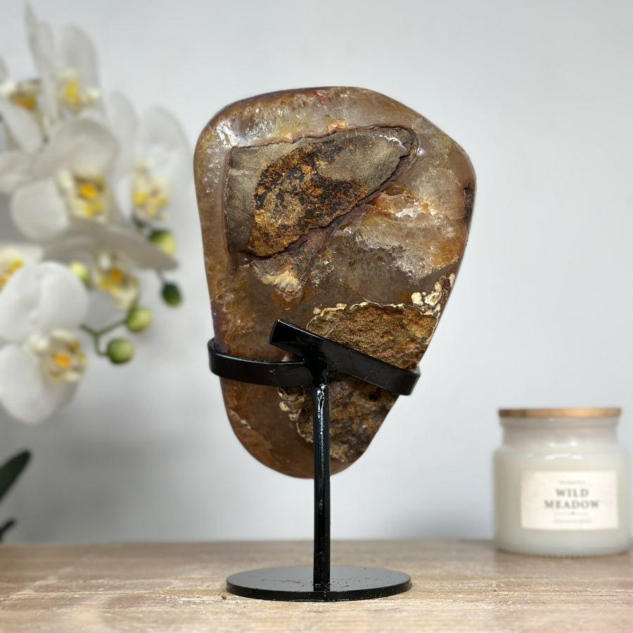 Uruguayan Amethyst Crystal Cluster, Perfect for Home Decor - MWS1572