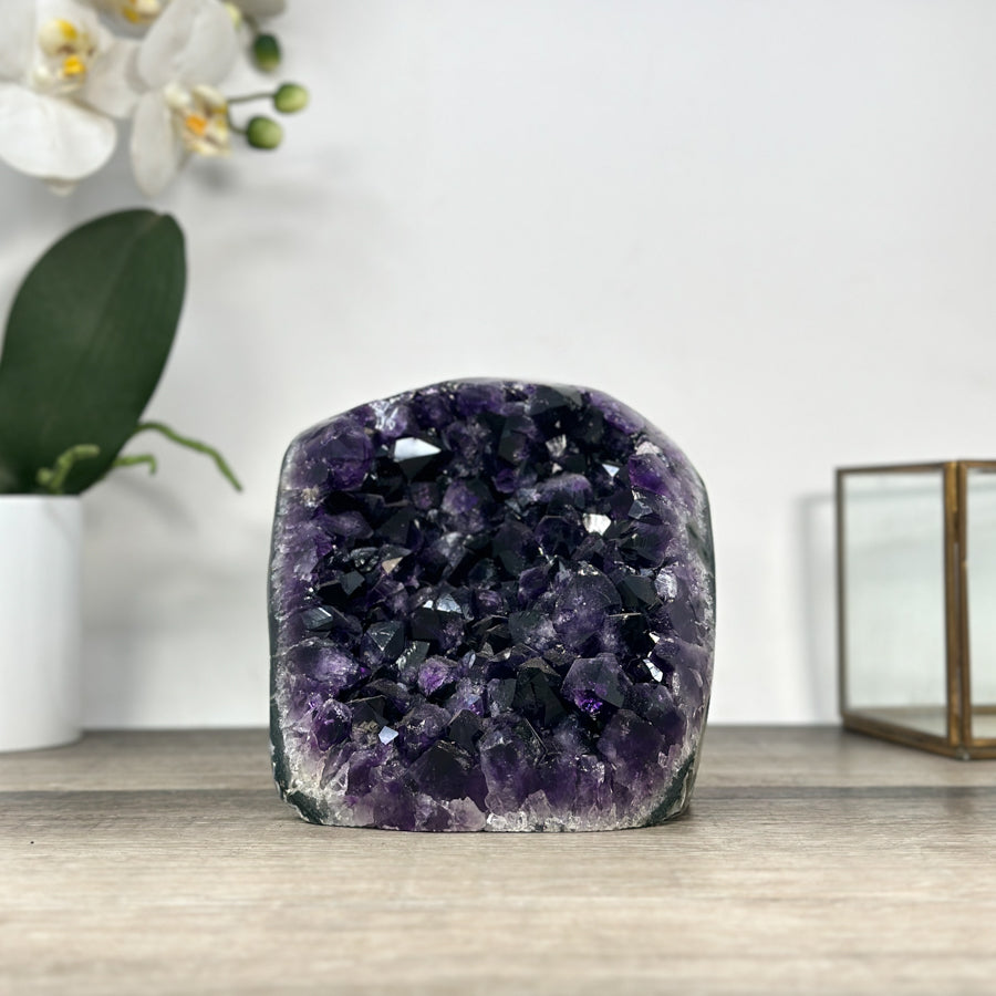 Natural Amethyst Cathedral with Deep Purple Crystals - CBP1259