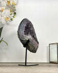 Natural Amethyst Geode with Unique Calcite Formation - MWS2874