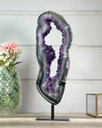 Huge Amethyst Geode Portal on Metal Stand - MWS2759