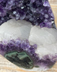 Natural Amethyst Cathedral with Calcite Crystal - CBP1130