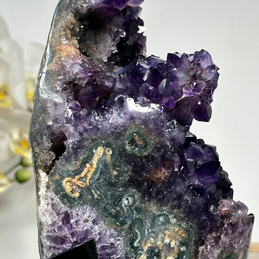 Natural Uruguayan Amethyst Crystal Specimen - MWS1444