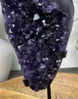A+ Grade Amethyst Cluster from Uruguay on Metal Stand - MWS3060
