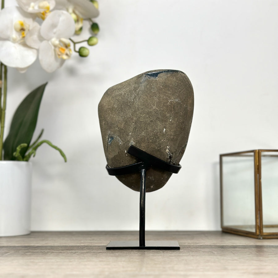 Pink Amethyst Cluster Formation with Metal Stand - MWS2865
