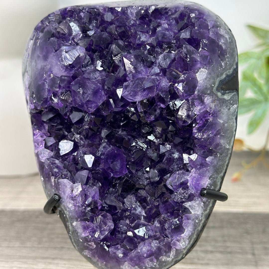 Natural uruguayan Amethyst Cluster on Stand - MWS3270