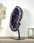 Huge Uruguayan Amethyst Geode on Metal Stand - MWS2755