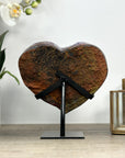 Stunning Deep Purple Amethyst Heart Carving - HST0288