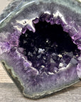 Natural Amethyst Geode with Green Jasper Shell - STGE0092