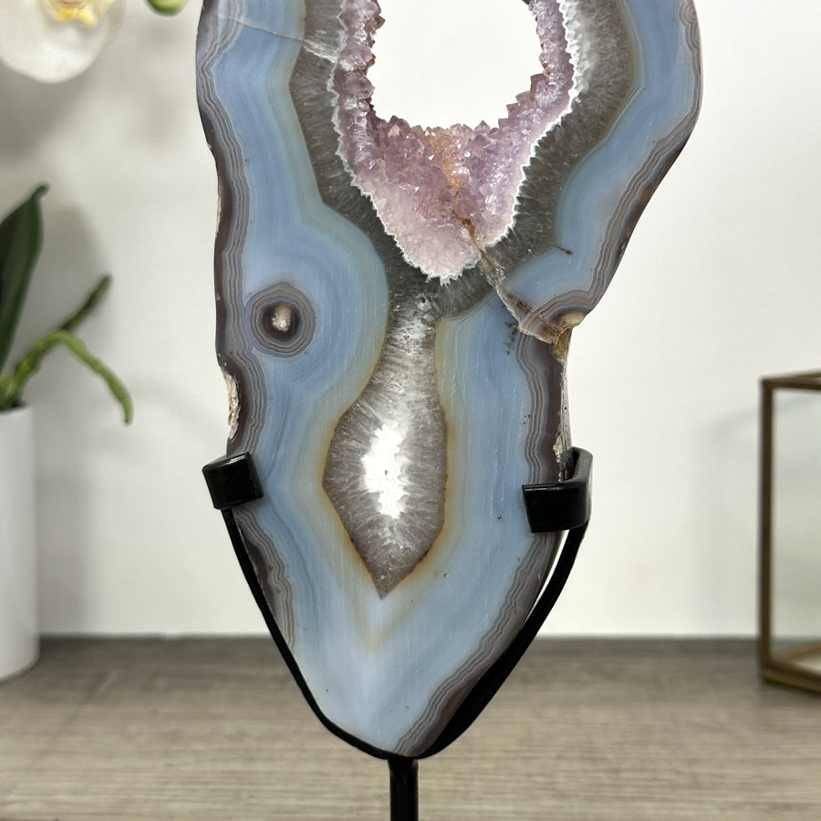 Natural Agate &amp; Amethyst Stone Portal - MWS3005