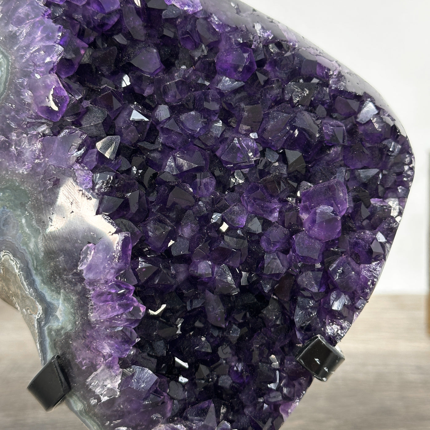 Top Grade Amethyst Crystal Geode on Stand - MWS2679