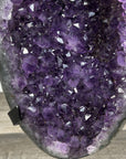 Natural Uruguayan Amethyst Geode on Metal Stand - MWS2780