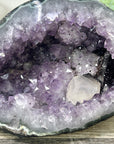 Natural Amethyst Geode with Calcite Crystal Foramtion - STGE0043