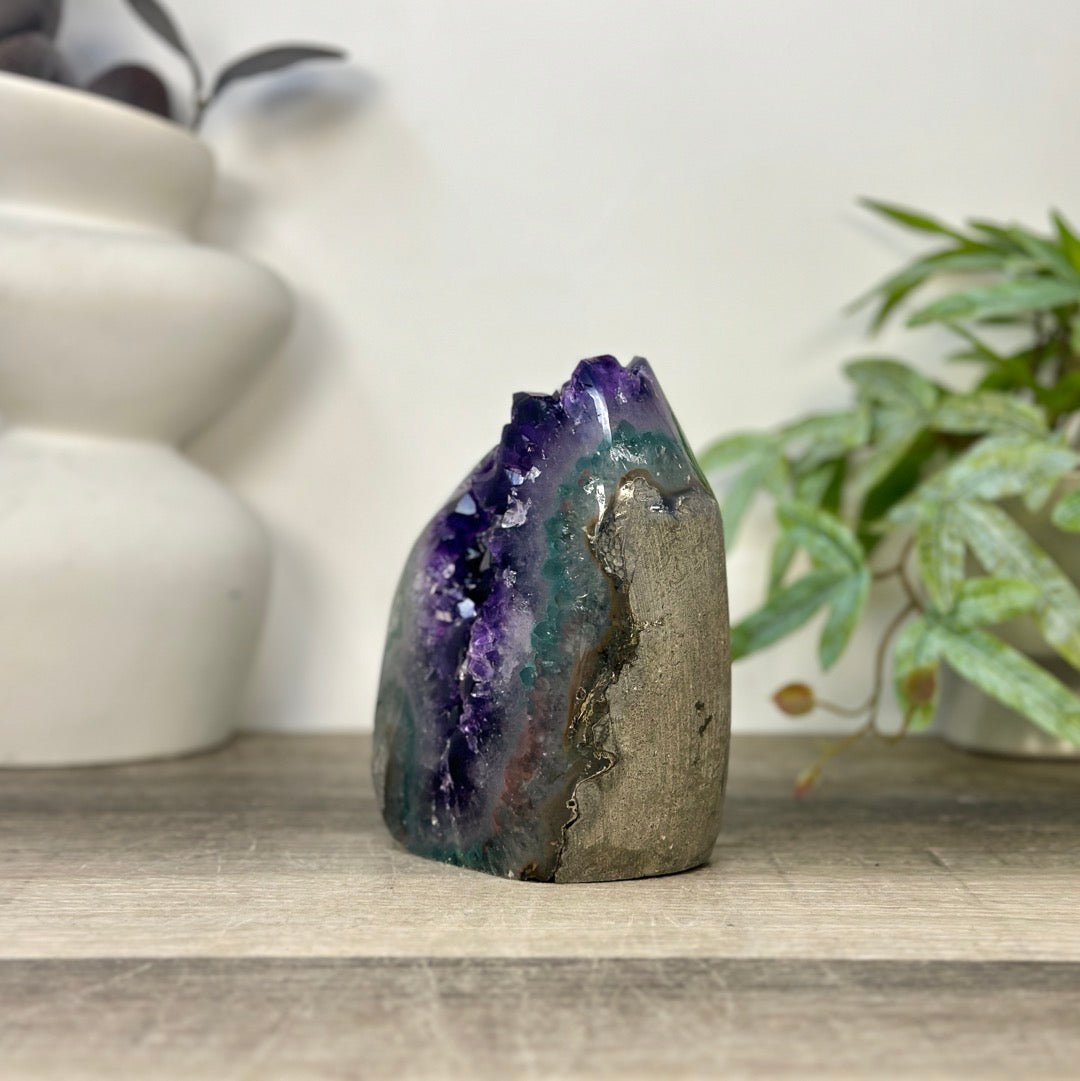 Natural Self Standing Uruguayan Amethyst Stone - CBP1416