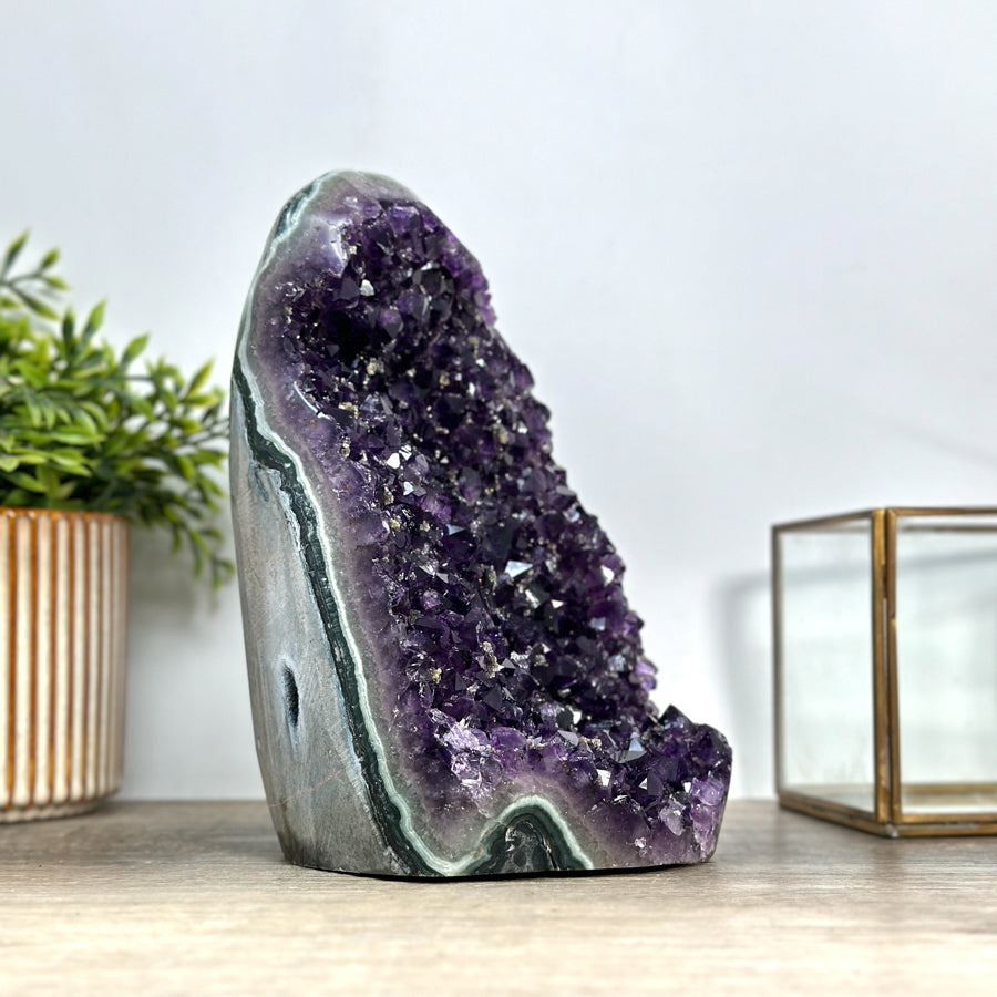 XXL Amethyst &amp; Green Jasper Cathedral - CBP1196