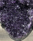 Uruguayan Amethyst Crystal Cluster - Metallic Stand Included - MWS2454