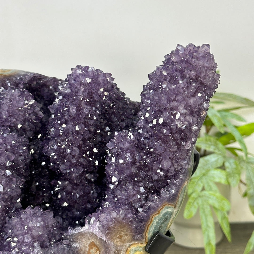 Unqiue Collection Grade Amethyst &amp; Jasper Stalactite Formation - MWS3399