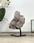 Quartz Cluster on Stand with Stalactite Formations – Unique Natural Display Piece - MWS2887