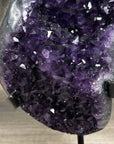 Uruguayan Amethyst Crystal - Custom Metal Stand Included - MWS2486
