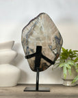Huge Natural Bicolor Amethyst Cluster - Stand Included - MWS3041