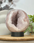 Amethyst & Quartz Druzy Sphere Geode - SPH0170
