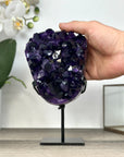 Uruguayan Amethyst Crystal Cluster with Deep Purple Crystals - MWS2942