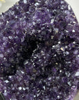Natural Uruguayan Amethyst Geode with Deep Purple Crystals - MWS2467