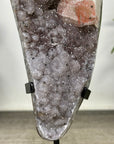 Natural Rare Sugar Amethyst Crystal Cluster on Stand - MWS3389