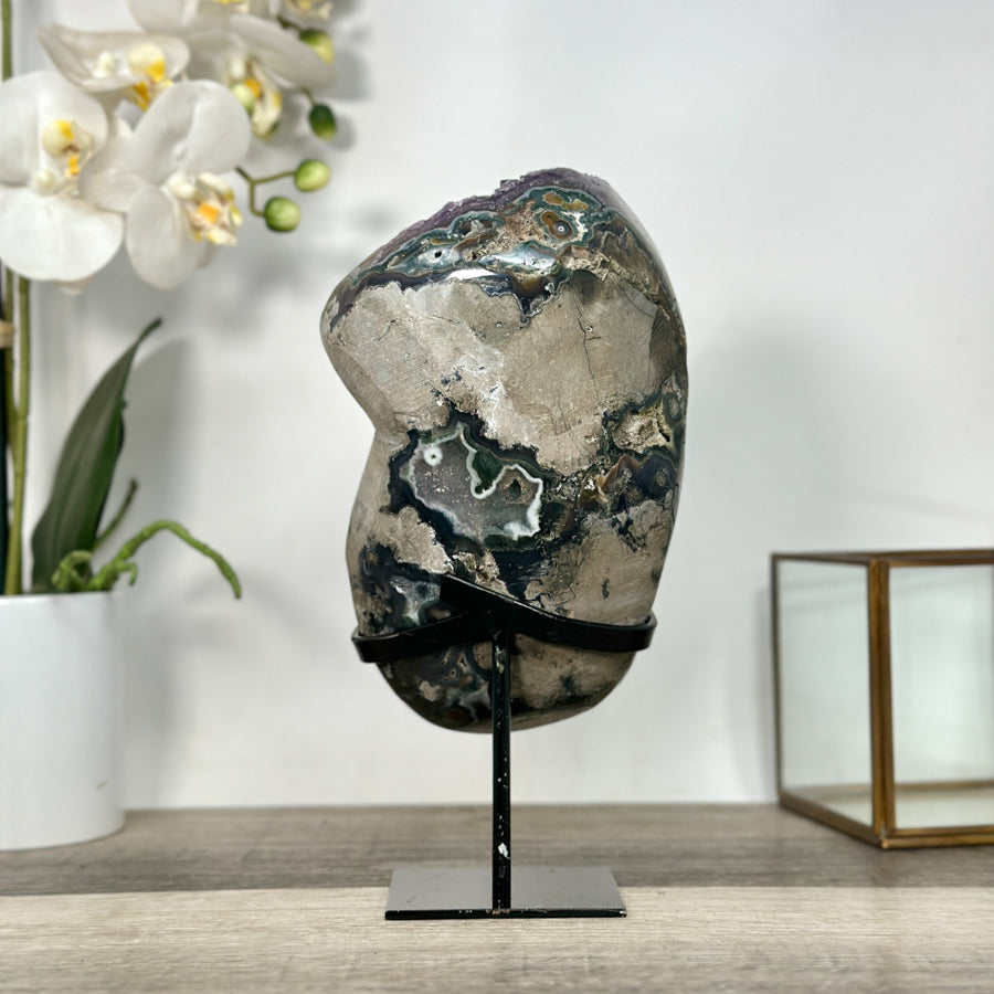 Uruguayan Amethyst Crystal Cluster for Home Decor - MWS2695