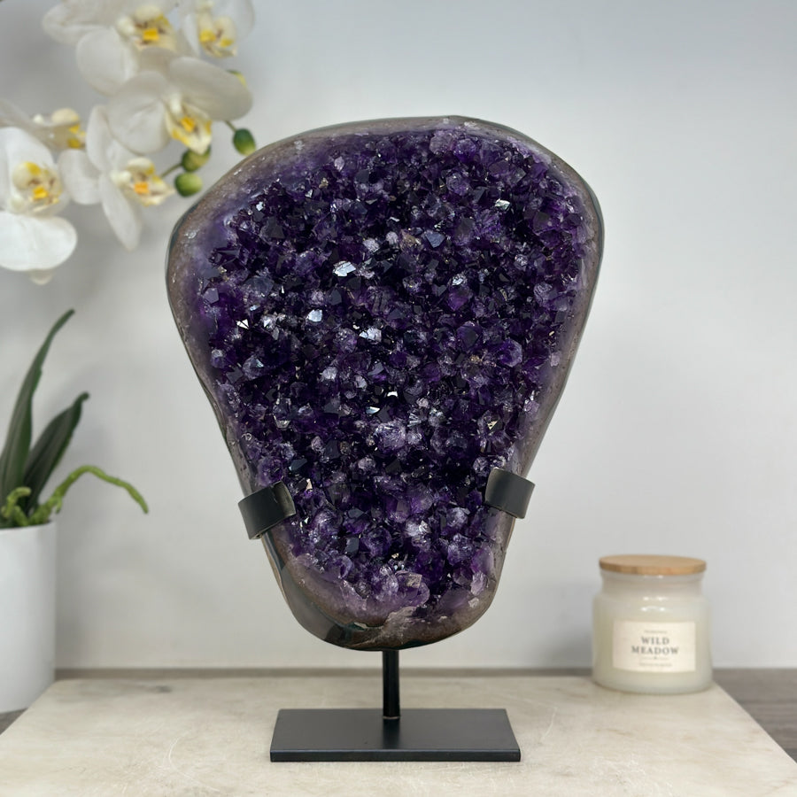 Large Natural Amethyst Crystal Cluster - MWS1407