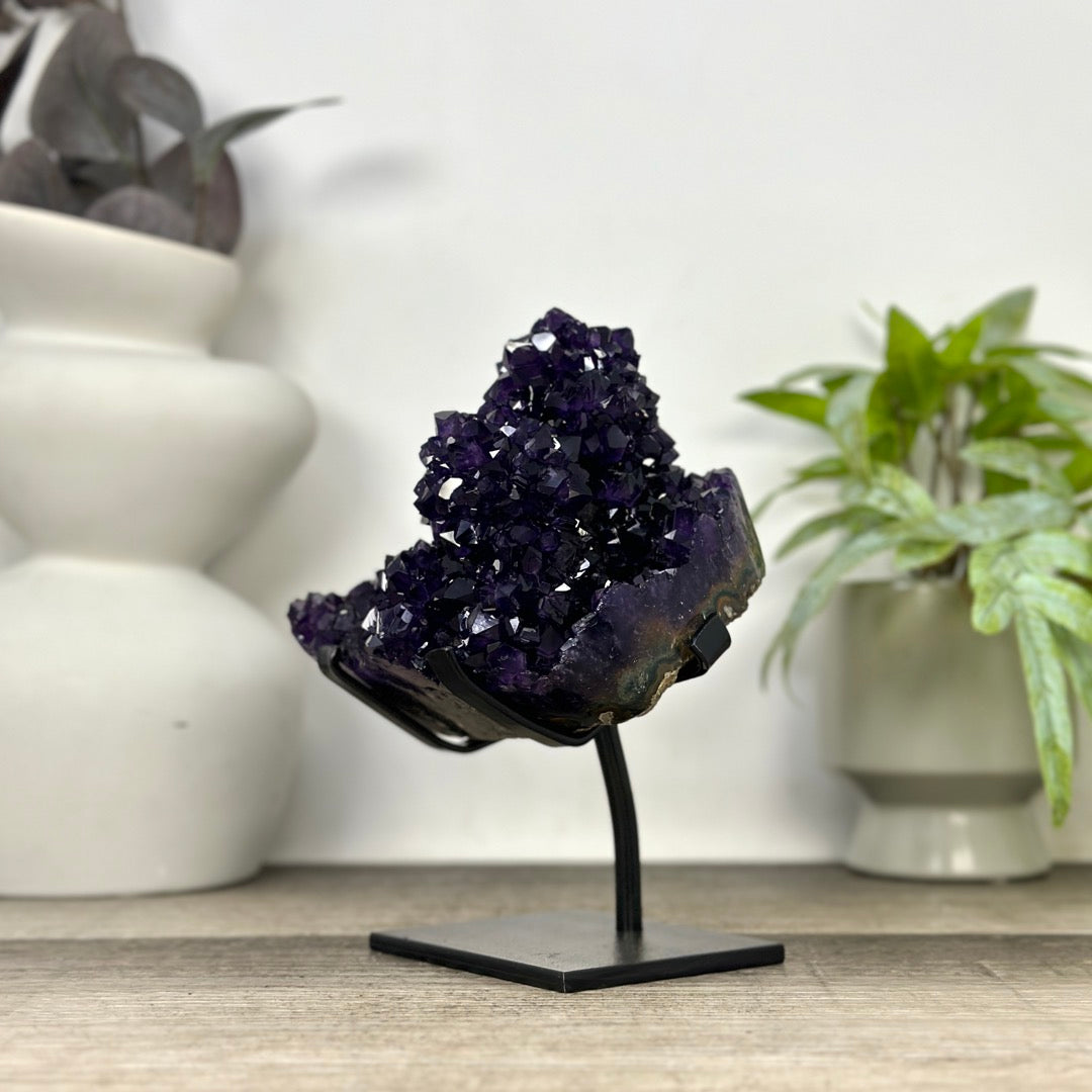 Natural Top Grade Amethyst Stalctite on Stand - MWS3372