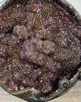 Unique Large Natural Galaxy Quartz Geode with Stalactite Formations - MWS2028