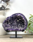 Large Natural Amethyst Geode on Stand for home Decor - MWS3279