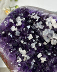 Amethyst Crystal Cluster with Calcites Formations on Stand - MWS2630