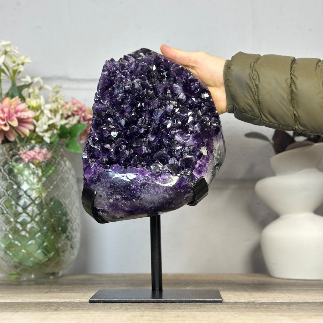 Natural Top Grade Amethyst Crystal Statement Piece - MWS3402