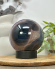 Top Grade Uruguayan Amethyst Agate Large Sphere Geode - SPH0167