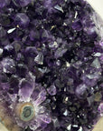 Huge Natural Amethyst Crystal Specimen - Stand Included - MWS2596
