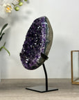 Uruguayan Amethyst Crystal Geode on Stand - MWS2586