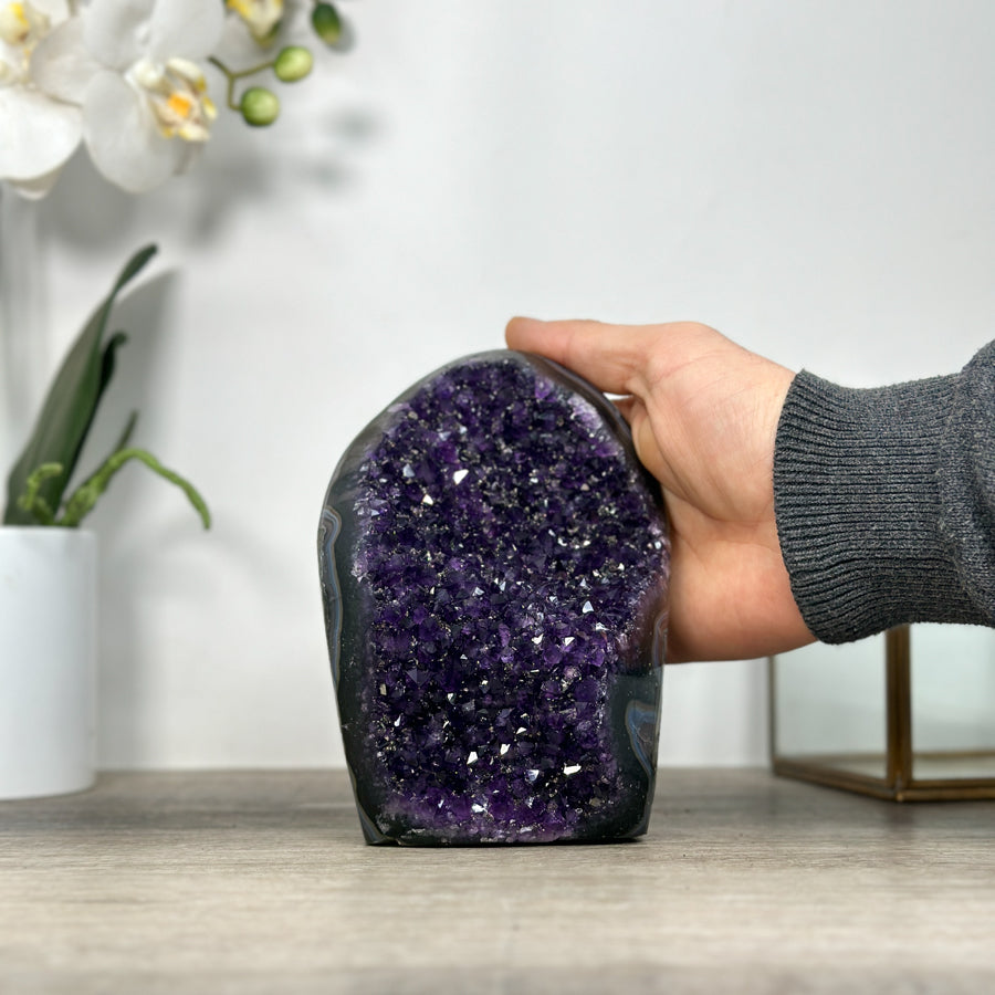 Amethyst Crysta Cathedral with Deep Purple Points - CBP1222