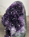 Amethyst Geode With Beautiful Crystal Formation – Natural Purple Display Piece for Yoga Space Decor - MWS2495