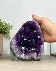 Deep Purple Amethyst Cathedral with Large & Shinny Crystals - CBP1186