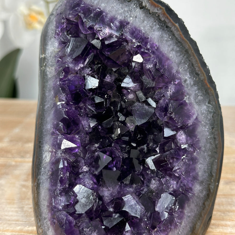 Amethyst Geode with Deep Purple Crystals - CBP1149