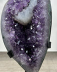 Natural Amethyst Geode with Calcite Formation - MWS2973