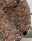 Orange Tone Sugar Quartz Crystal on Stand - Ideal for Home or Office Display - MWS2611