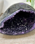 Uruguayan Amethyst Geode with Polished Shell - STGE0090